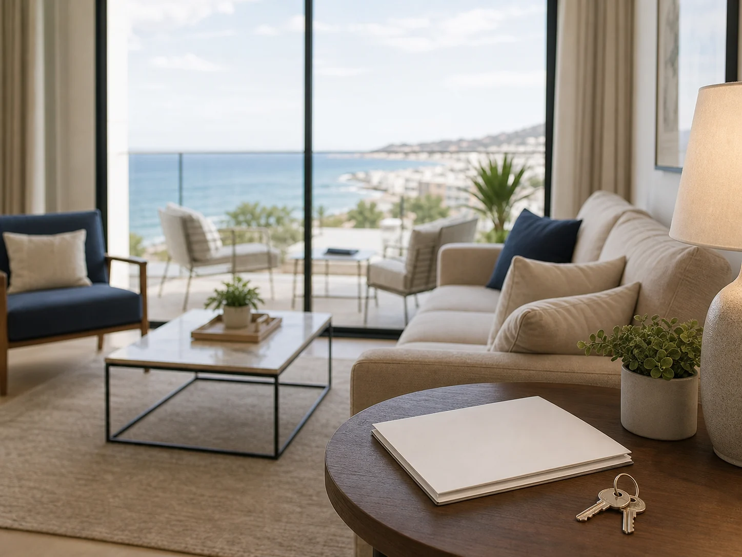 Séjour premium prêt pour une location ou un usage familial