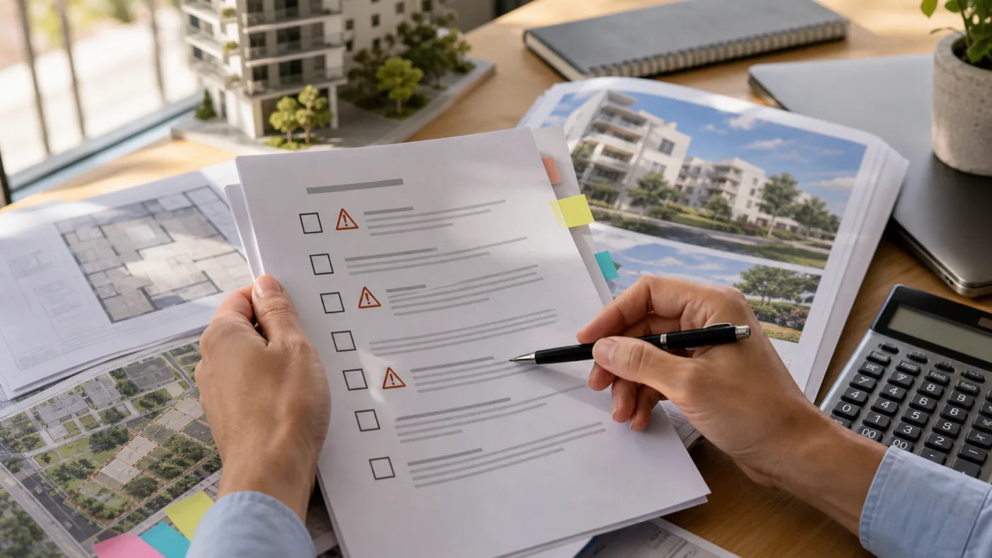 Vérification d’une proposition de promoteur immobilier avant signature