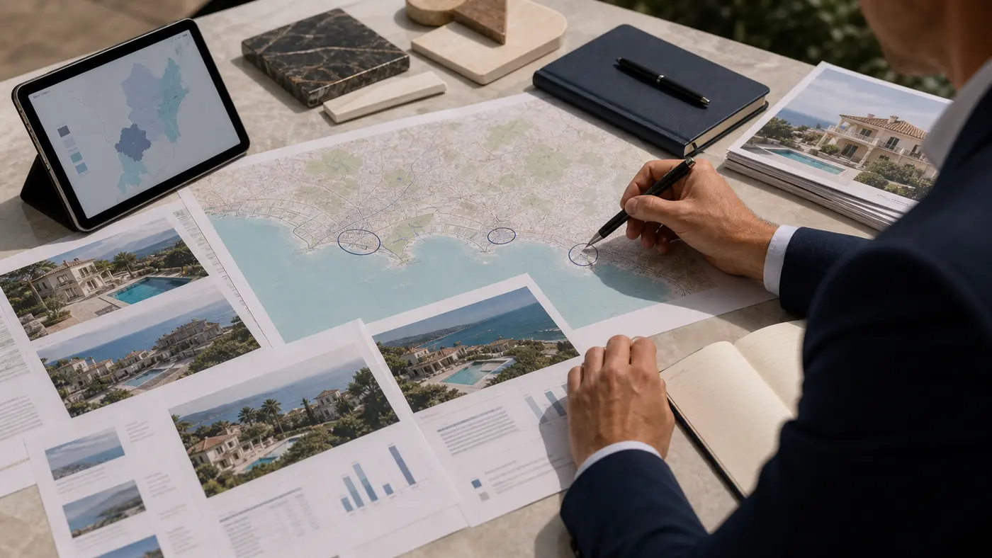 Comparaison de destinations premium sur la Côte d’Azur