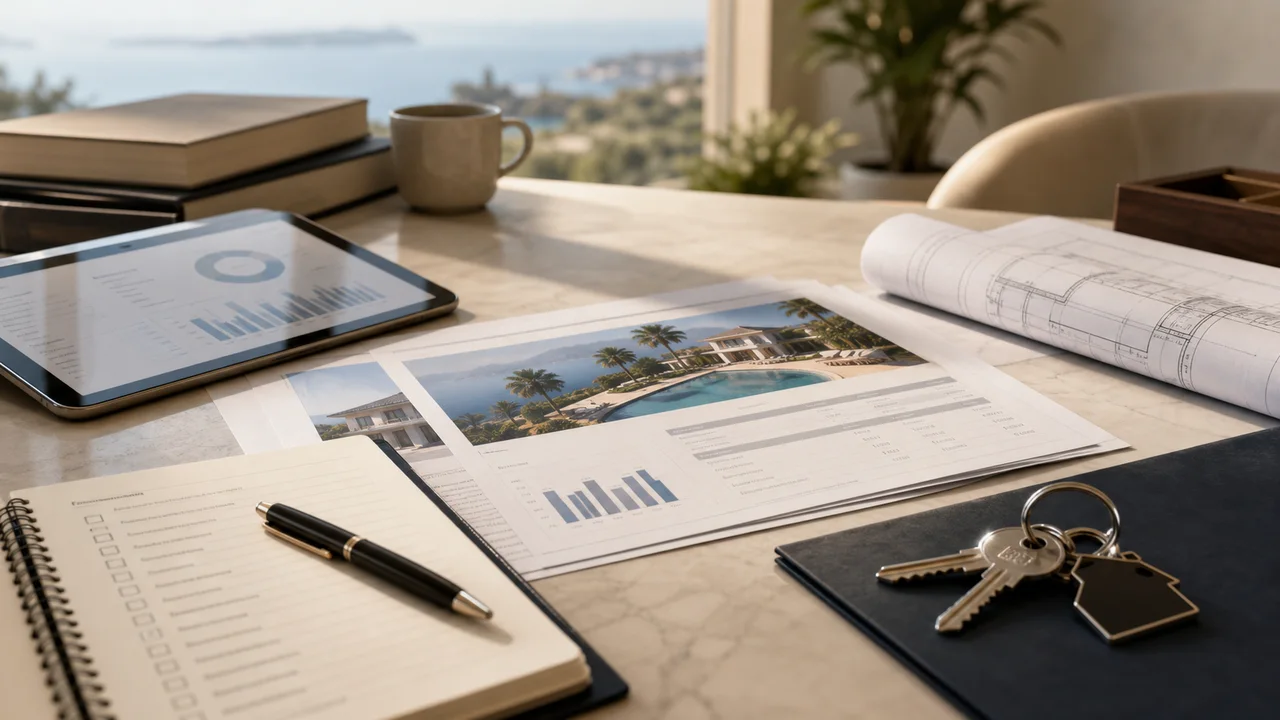 Dossier d audit patrimonial immobilier avec plans et documents financiers