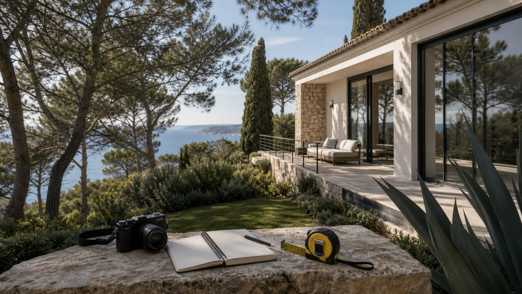 Inspection d'une villa de prestige et de ses critères de valeur